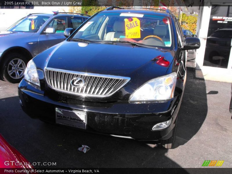 Black Onyx / Light Gray 2005 Lexus RX 330