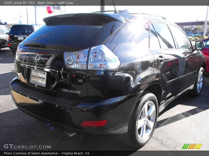 Black Onyx / Light Gray 2005 Lexus RX 330