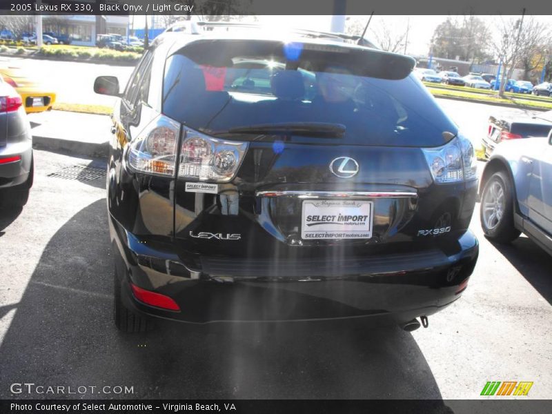 Black Onyx / Light Gray 2005 Lexus RX 330