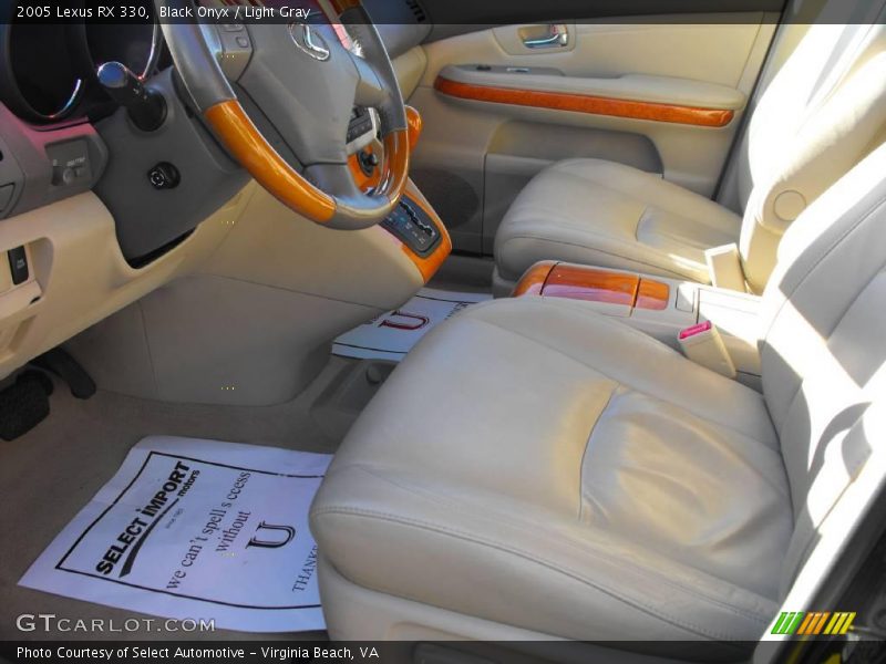 Black Onyx / Light Gray 2005 Lexus RX 330