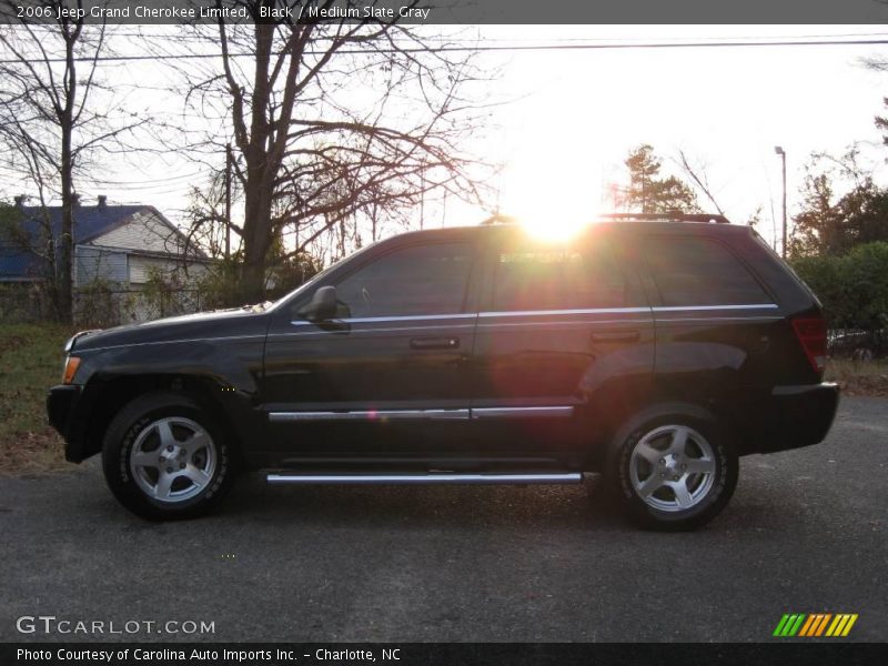 Black / Medium Slate Gray 2006 Jeep Grand Cherokee Limited