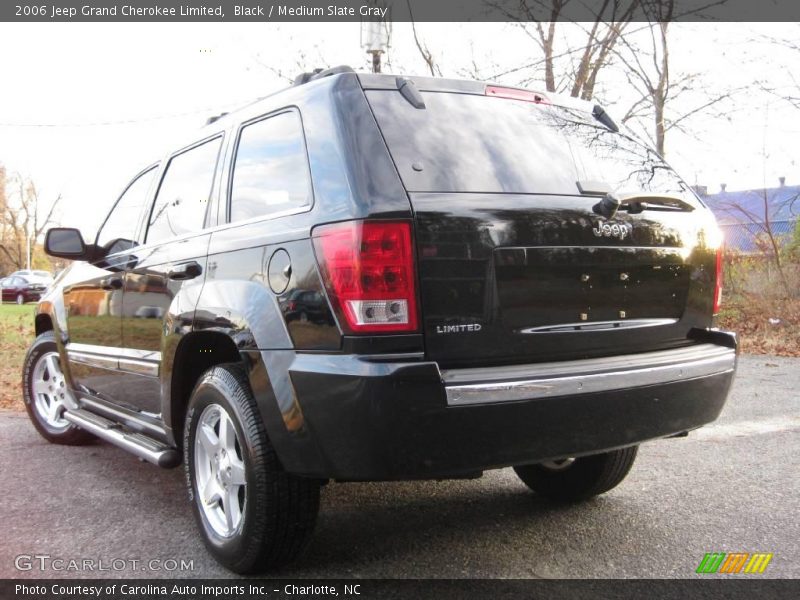 Black / Medium Slate Gray 2006 Jeep Grand Cherokee Limited