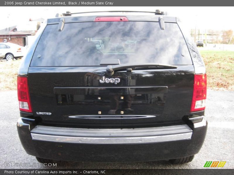 Black / Medium Slate Gray 2006 Jeep Grand Cherokee Limited