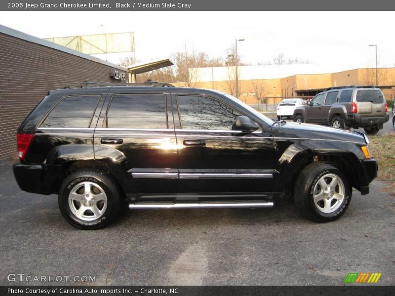 Black / Medium Slate Gray 2006 Jeep Grand Cherokee Limited
