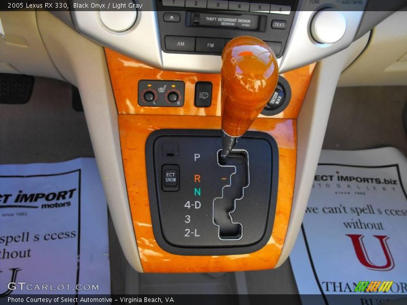Black Onyx / Light Gray 2005 Lexus RX 330