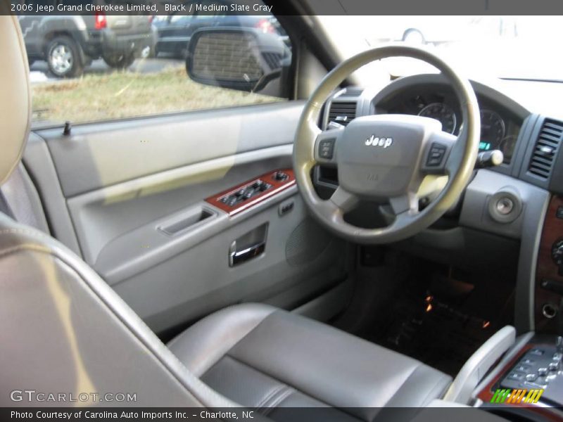 Black / Medium Slate Gray 2006 Jeep Grand Cherokee Limited