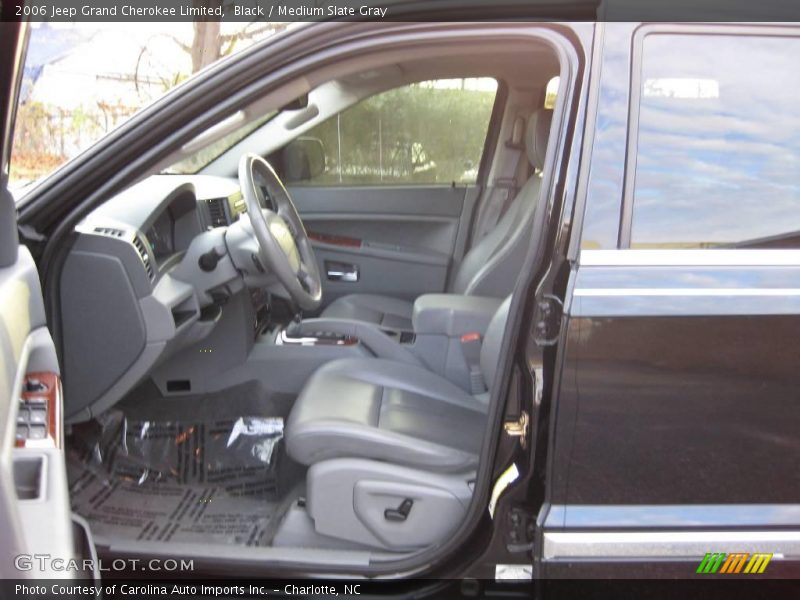 Black / Medium Slate Gray 2006 Jeep Grand Cherokee Limited