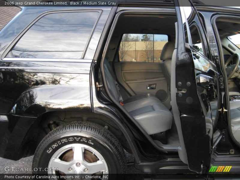 Black / Medium Slate Gray 2006 Jeep Grand Cherokee Limited