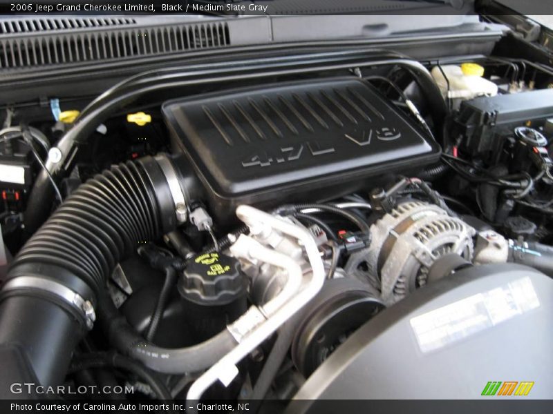 Black / Medium Slate Gray 2006 Jeep Grand Cherokee Limited
