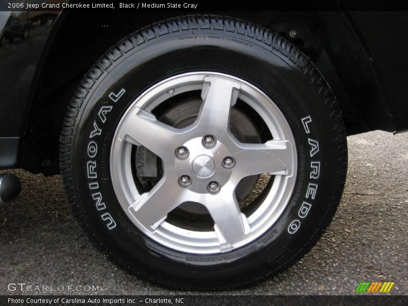 Black / Medium Slate Gray 2006 Jeep Grand Cherokee Limited