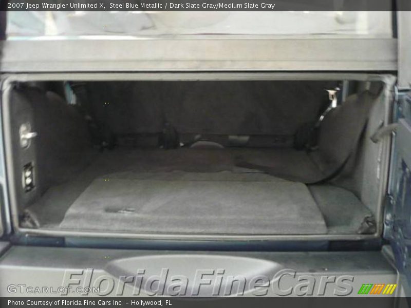 Steel Blue Metallic / Dark Slate Gray/Medium Slate Gray 2007 Jeep Wrangler Unlimited X