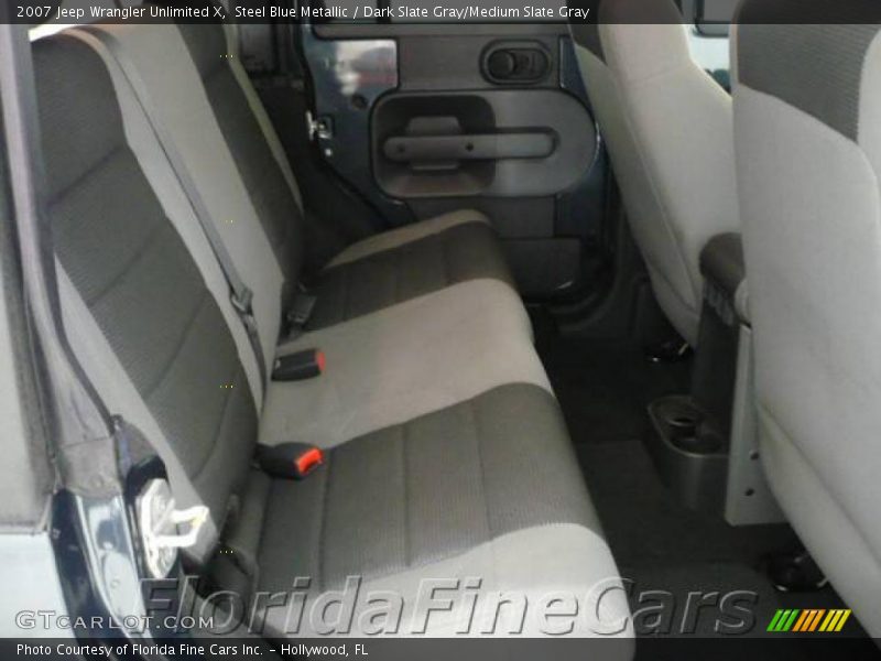 Steel Blue Metallic / Dark Slate Gray/Medium Slate Gray 2007 Jeep Wrangler Unlimited X