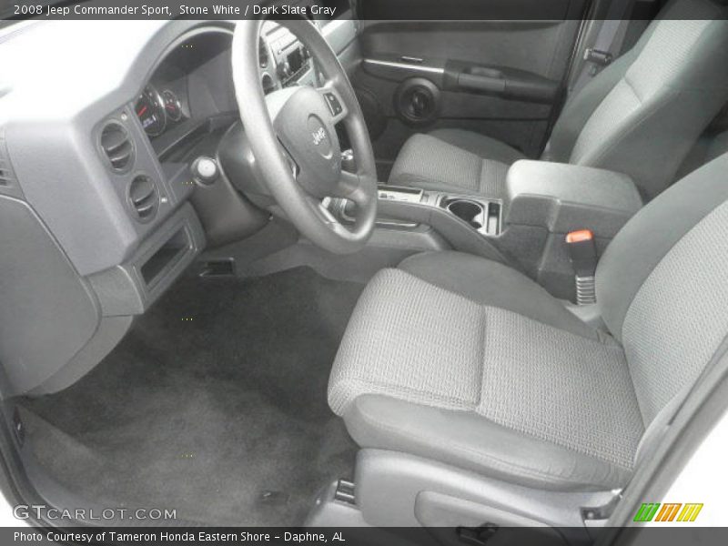 Stone White / Dark Slate Gray 2008 Jeep Commander Sport