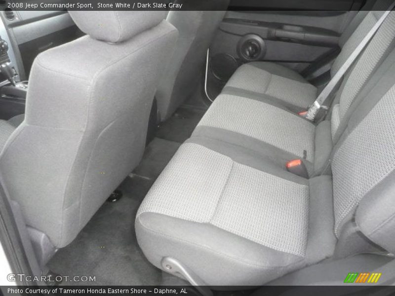 Stone White / Dark Slate Gray 2008 Jeep Commander Sport