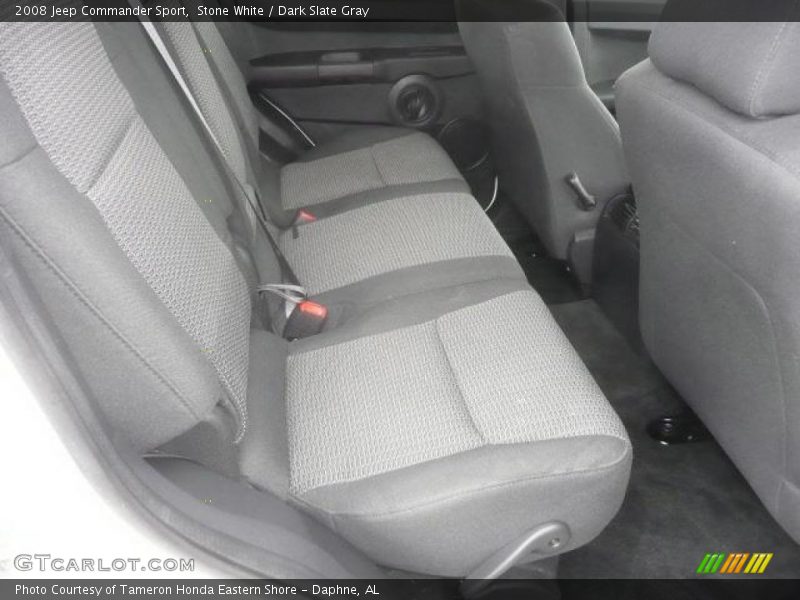 Stone White / Dark Slate Gray 2008 Jeep Commander Sport