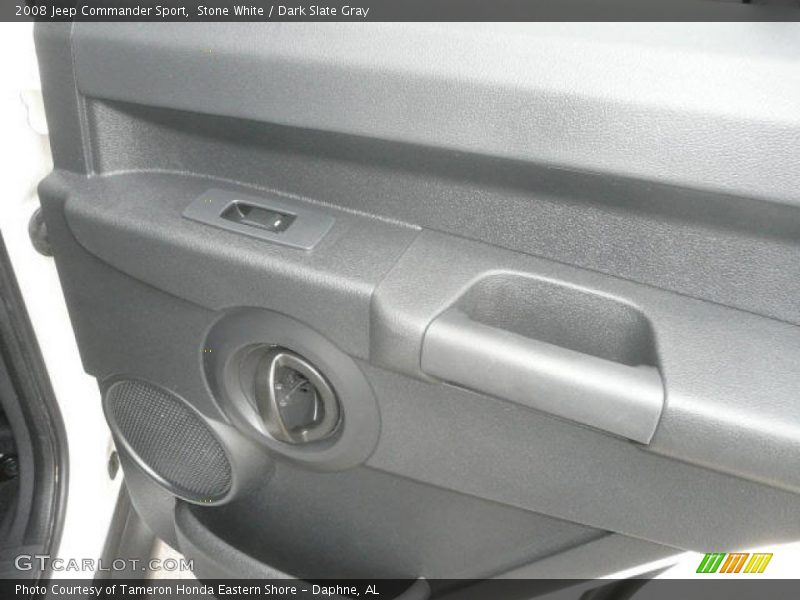 Stone White / Dark Slate Gray 2008 Jeep Commander Sport