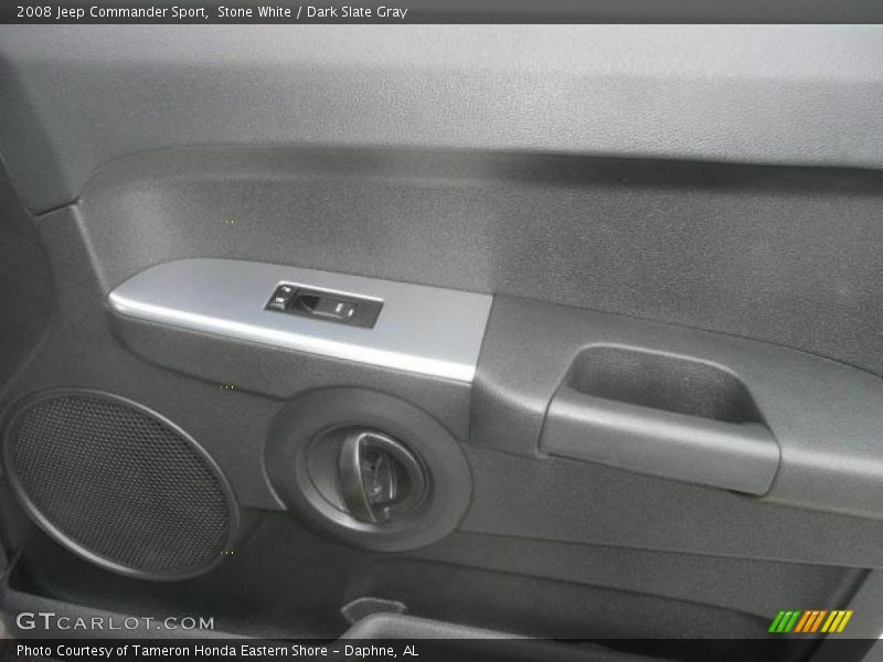 Stone White / Dark Slate Gray 2008 Jeep Commander Sport