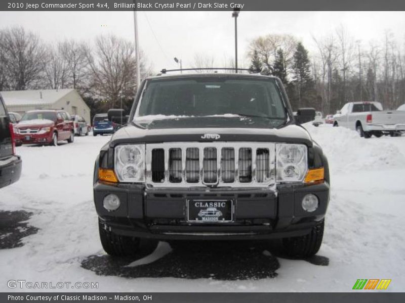 Brilliant Black Crystal Pearl / Dark Slate Gray 2010 Jeep Commander Sport 4x4