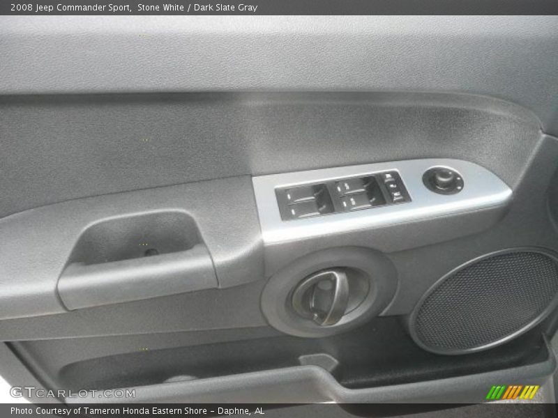 Stone White / Dark Slate Gray 2008 Jeep Commander Sport