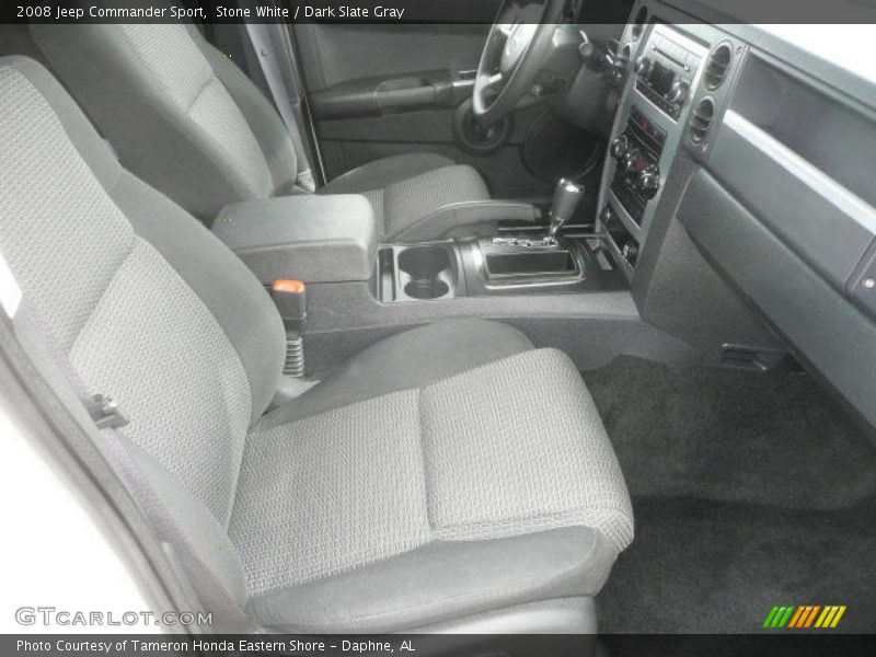 Stone White / Dark Slate Gray 2008 Jeep Commander Sport