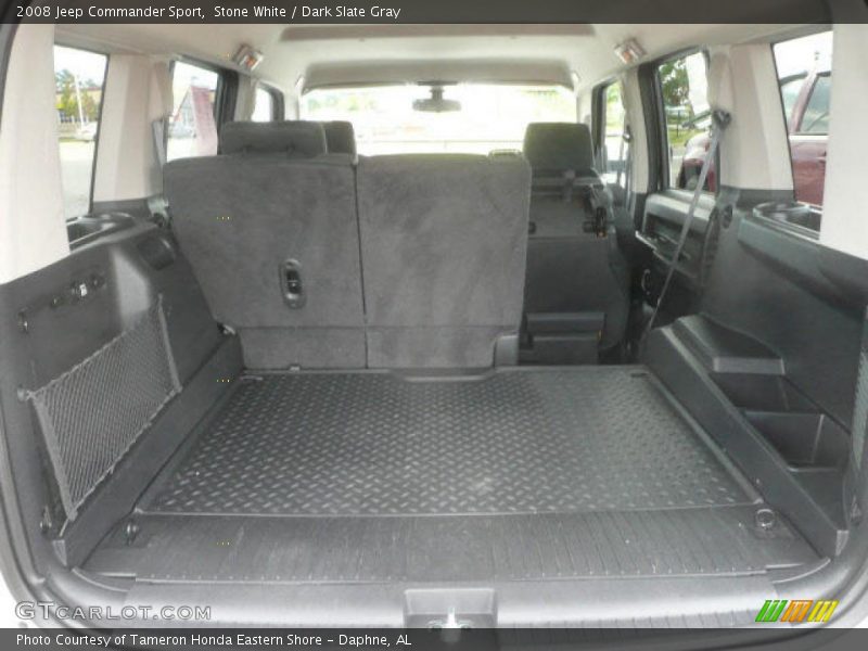 Stone White / Dark Slate Gray 2008 Jeep Commander Sport