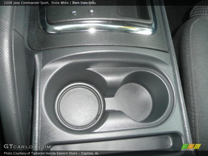 Stone White / Dark Slate Gray 2008 Jeep Commander Sport