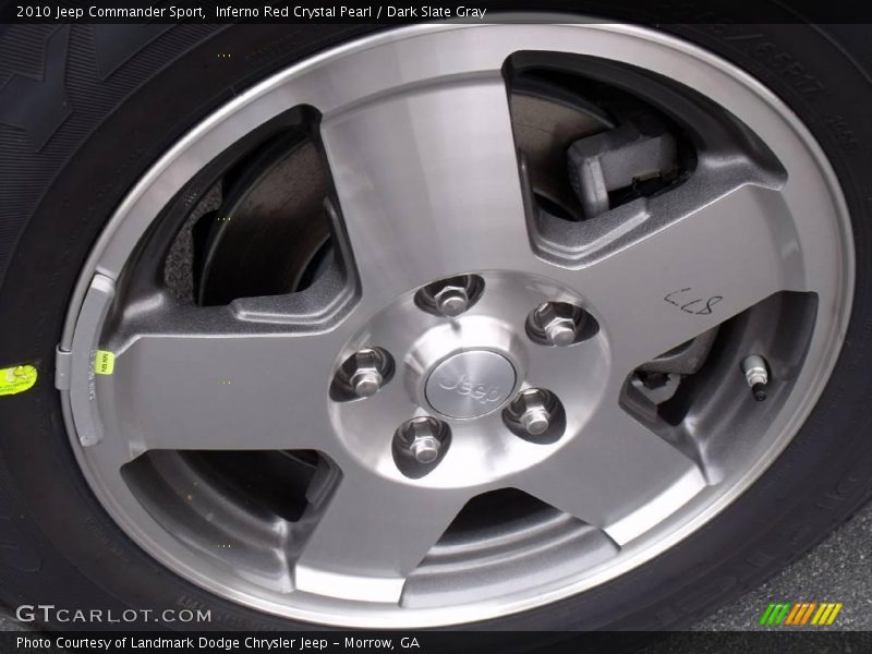 Inferno Red Crystal Pearl / Dark Slate Gray 2010 Jeep Commander Sport