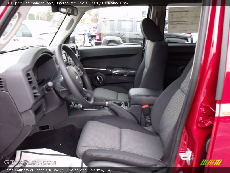 Inferno Red Crystal Pearl / Dark Slate Gray 2010 Jeep Commander Sport