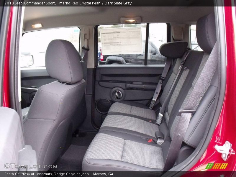 Inferno Red Crystal Pearl / Dark Slate Gray 2010 Jeep Commander Sport