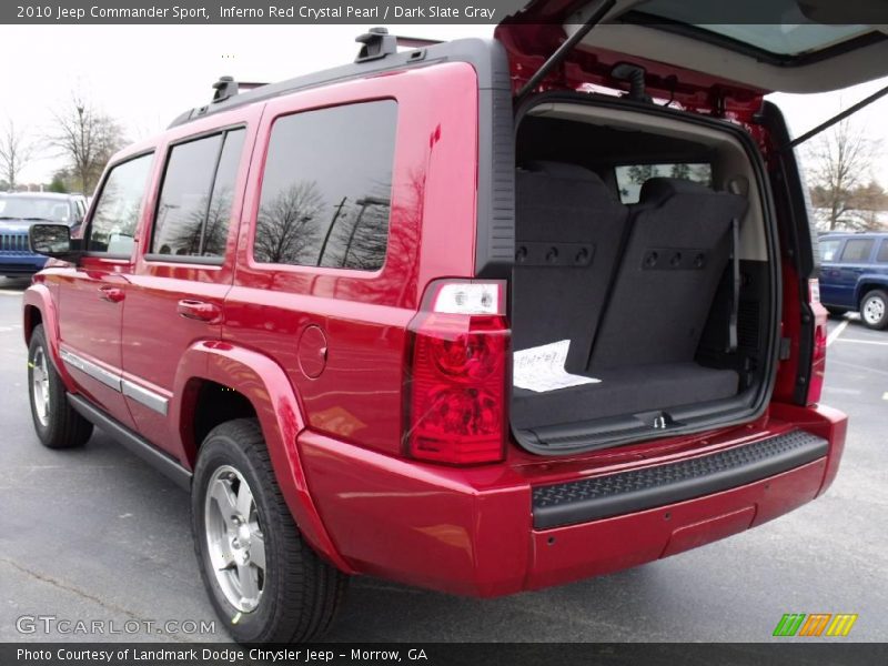 Inferno Red Crystal Pearl / Dark Slate Gray 2010 Jeep Commander Sport