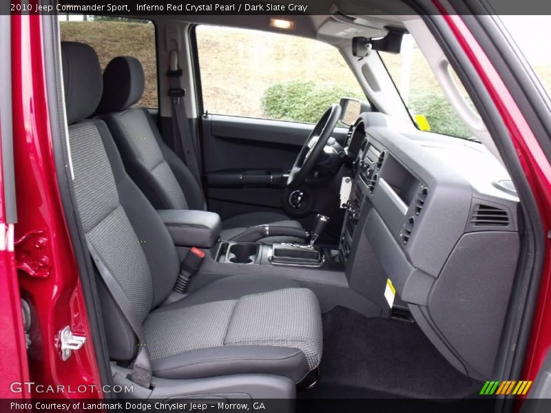 Inferno Red Crystal Pearl / Dark Slate Gray 2010 Jeep Commander Sport