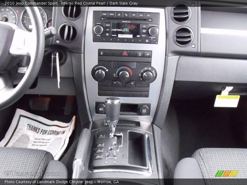 Inferno Red Crystal Pearl / Dark Slate Gray 2010 Jeep Commander Sport