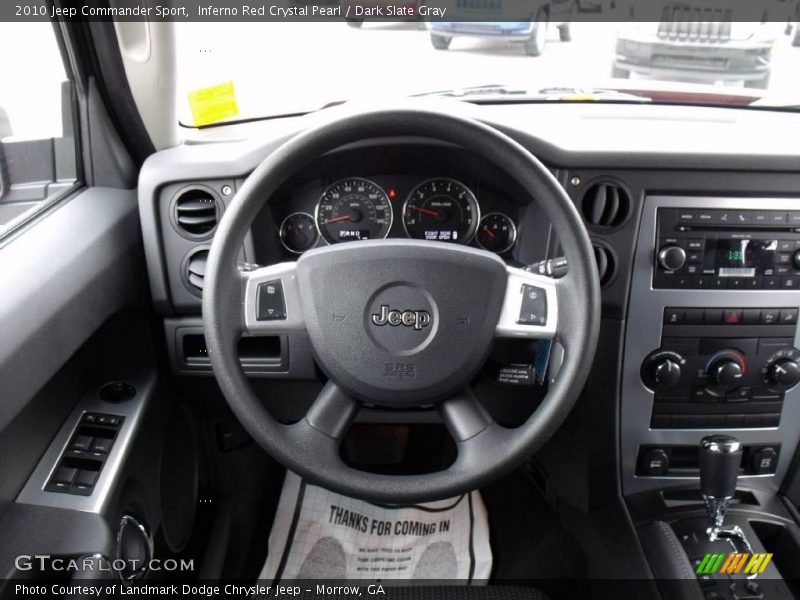 Inferno Red Crystal Pearl / Dark Slate Gray 2010 Jeep Commander Sport