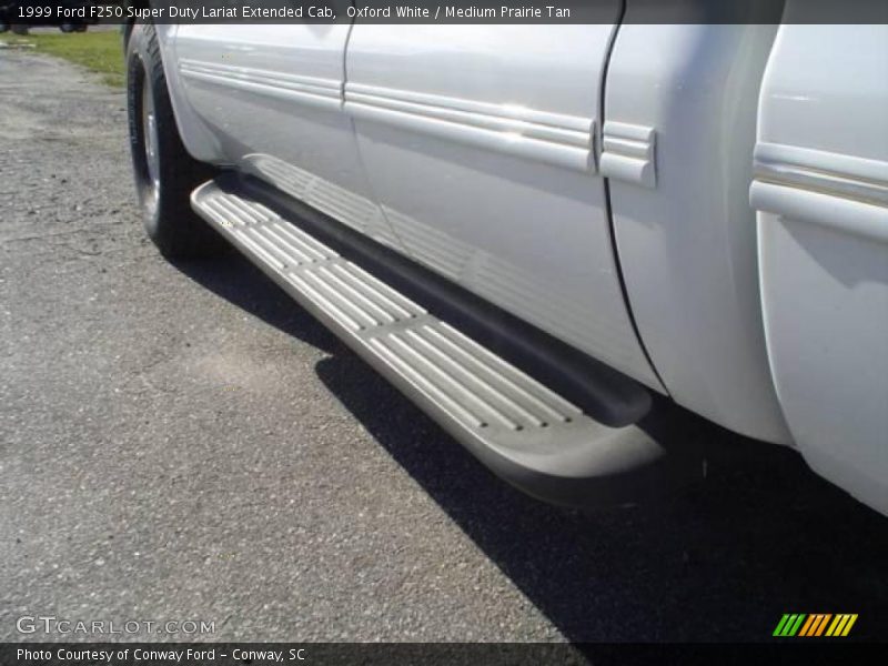 Oxford White / Medium Prairie Tan 1999 Ford F250 Super Duty Lariat Extended Cab