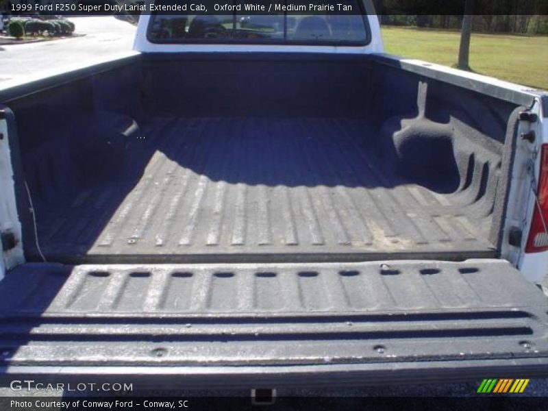 Oxford White / Medium Prairie Tan 1999 Ford F250 Super Duty Lariat Extended Cab