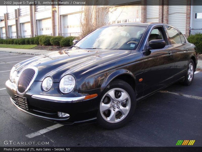 Anthracite Metallic / Charcoal 2002 Jaguar S-Type 3.0