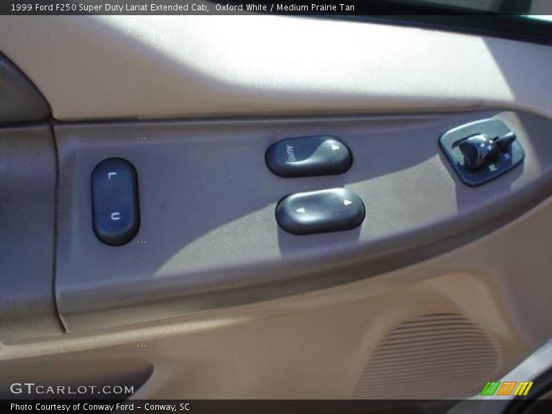 Oxford White / Medium Prairie Tan 1999 Ford F250 Super Duty Lariat Extended Cab