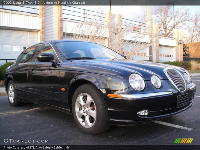 Anthracite Metallic / Charcoal 2002 Jaguar S-Type 3.0