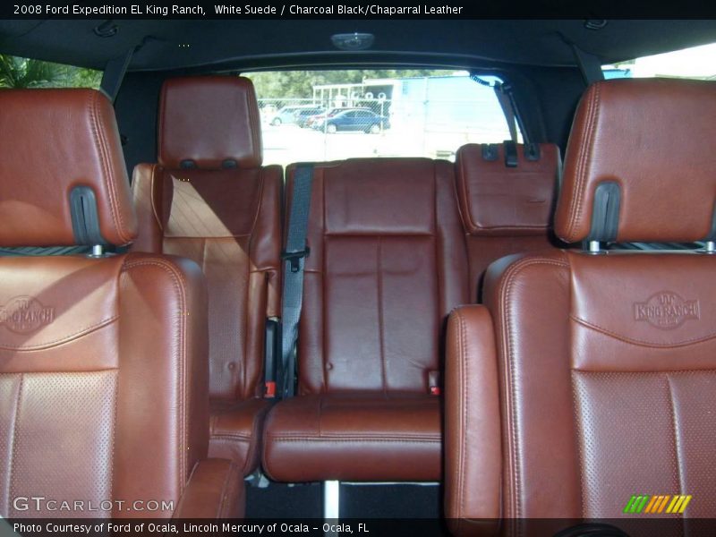 White Suede / Charcoal Black/Chaparral Leather 2008 Ford Expedition EL King Ranch