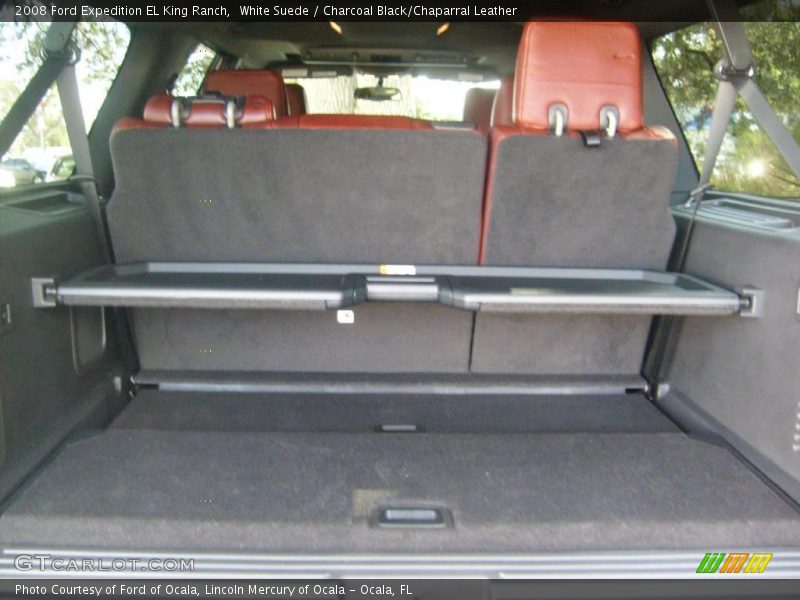 White Suede / Charcoal Black/Chaparral Leather 2008 Ford Expedition EL King Ranch