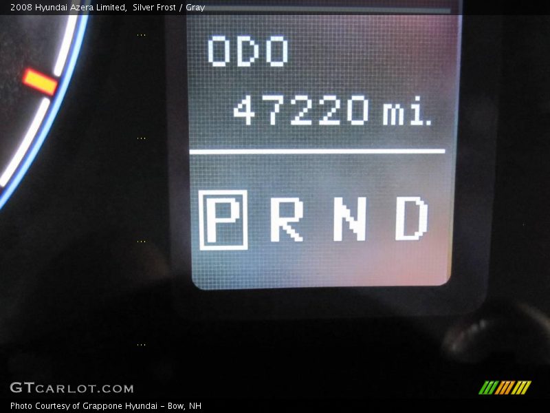 Silver Frost / Gray 2008 Hyundai Azera Limited