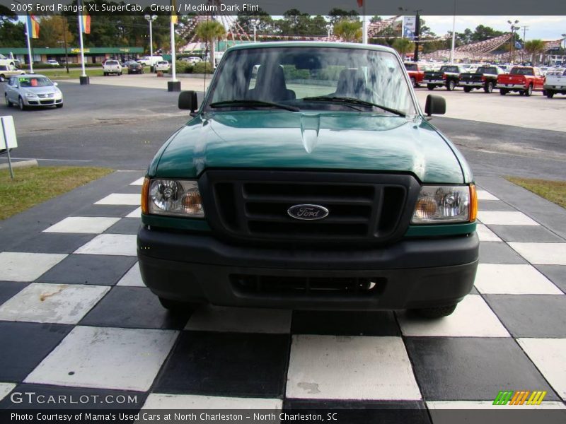 Green / Medium Dark Flint 2005 Ford Ranger XL SuperCab
