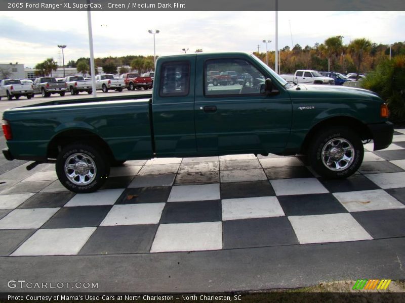 Green / Medium Dark Flint 2005 Ford Ranger XL SuperCab