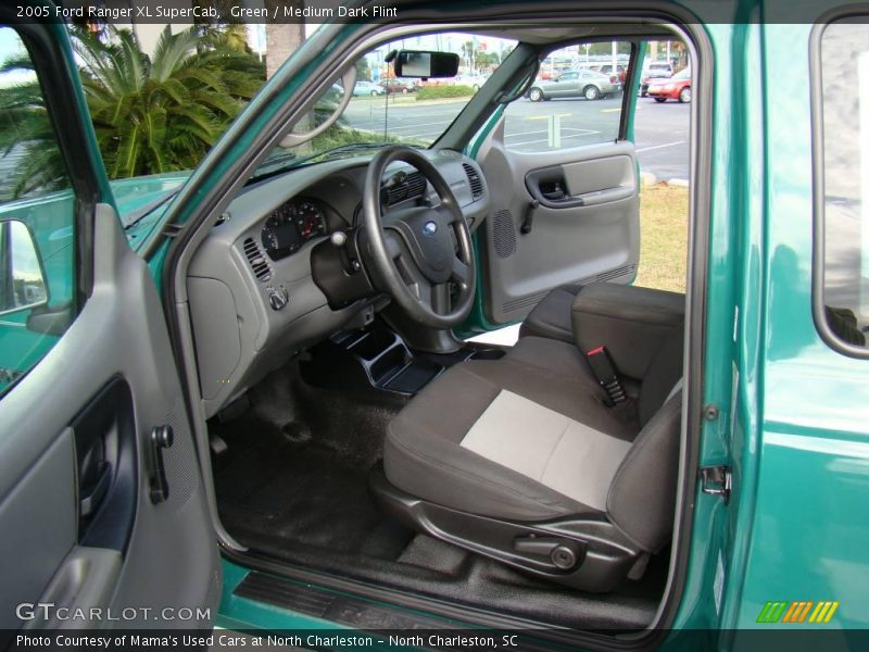 Green / Medium Dark Flint 2005 Ford Ranger XL SuperCab