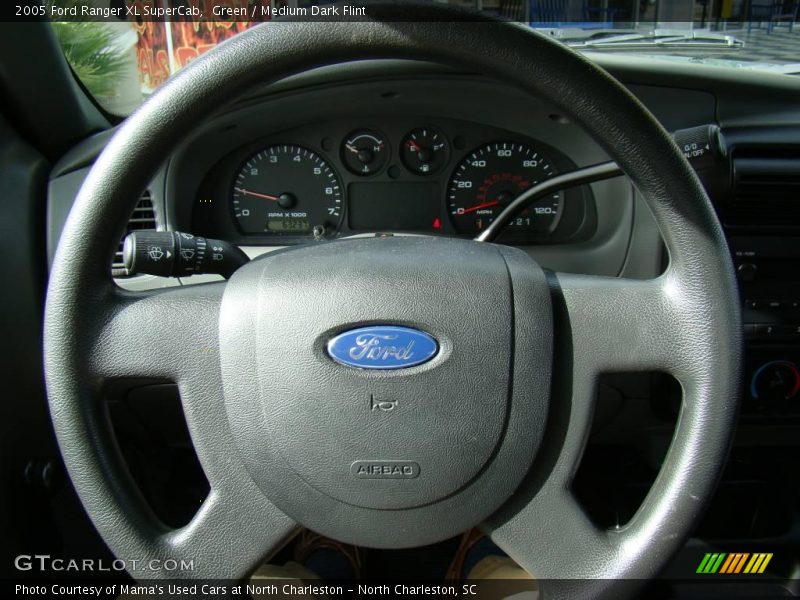 Green / Medium Dark Flint 2005 Ford Ranger XL SuperCab