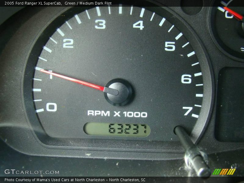 Green / Medium Dark Flint 2005 Ford Ranger XL SuperCab