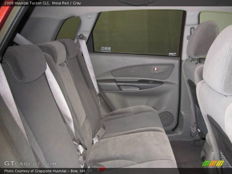 Mesa Red / Gray 2008 Hyundai Tucson GLS