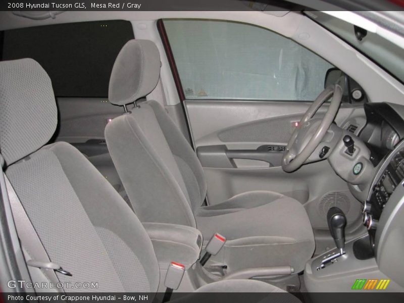 Mesa Red / Gray 2008 Hyundai Tucson GLS