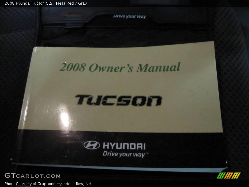 Mesa Red / Gray 2008 Hyundai Tucson GLS