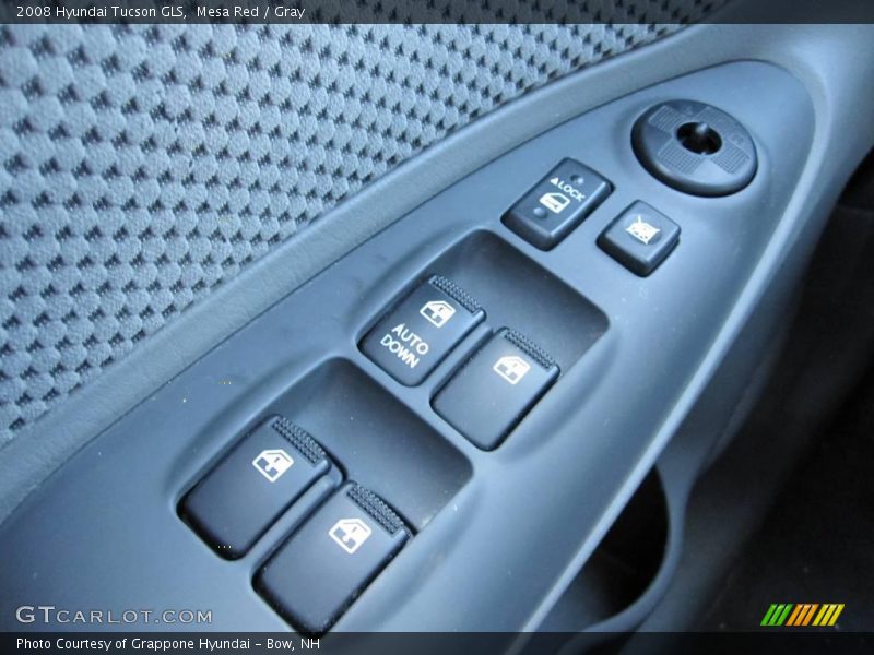 Mesa Red / Gray 2008 Hyundai Tucson GLS